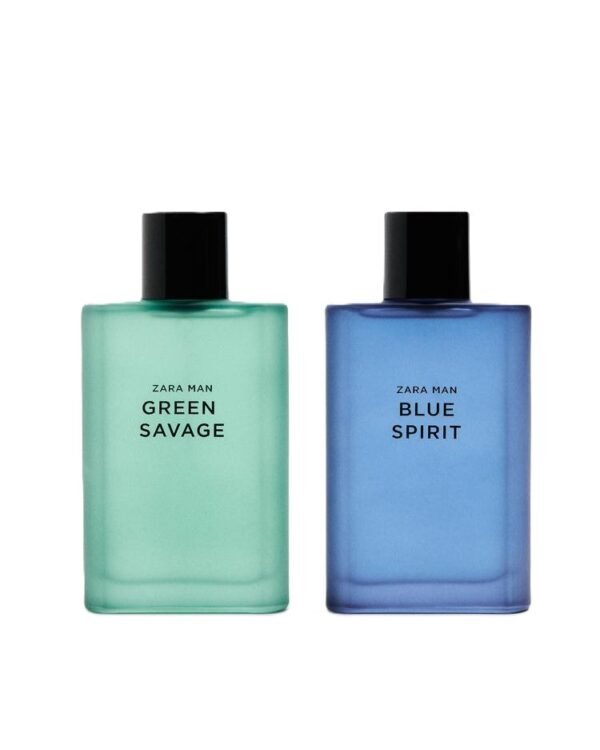 ZARA MAN GREEN SAVAGE + ZARA MAN BLUE SPIRIT EAU DE TOILETTE