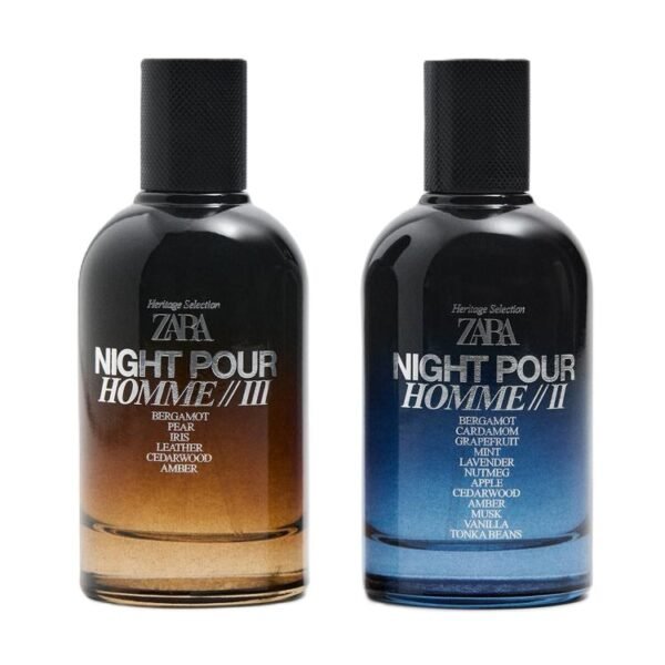 ZARA NIGHT POUR HOMME II + ZARA NIGHT POUR HOMME III EAU DE PARFUM