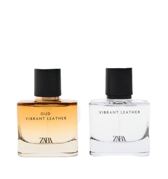 ZARA VIBRANT LEATHER EAU DE PARFUM + OUD VIBRANT LEATHER