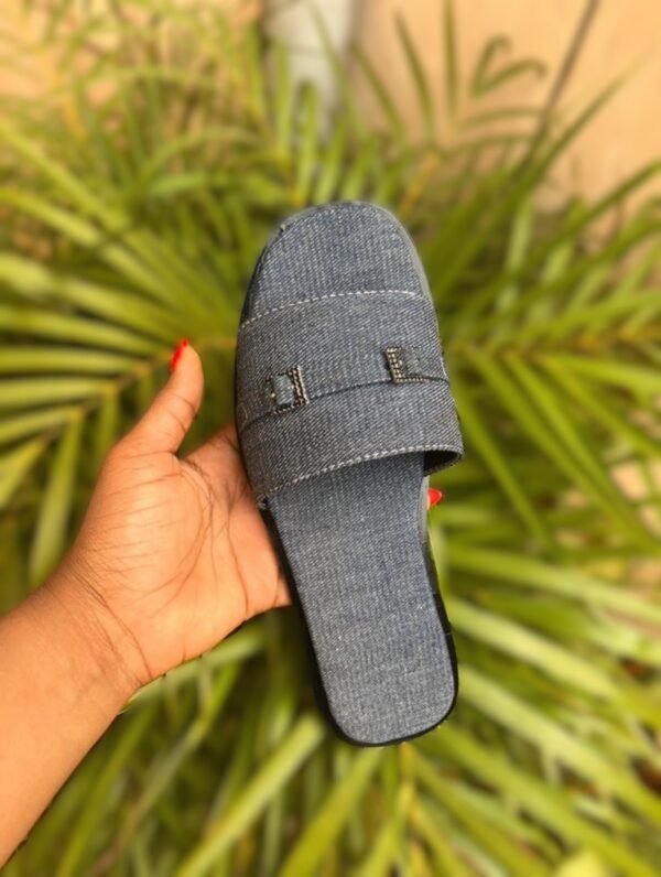 sandale en denim jean pour femme