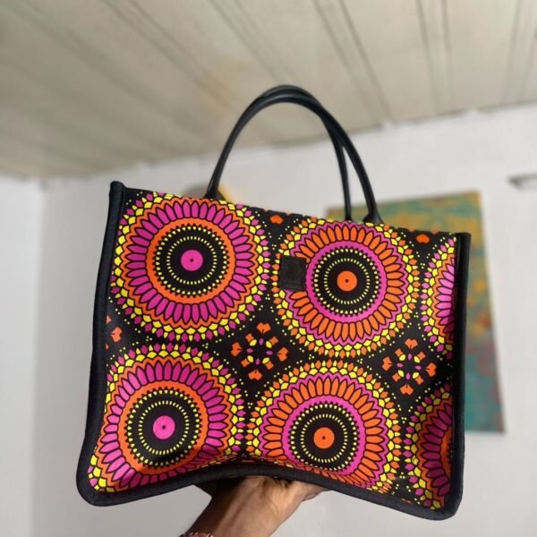 Sac “Soleil Mandala” – Collection ADINKRA